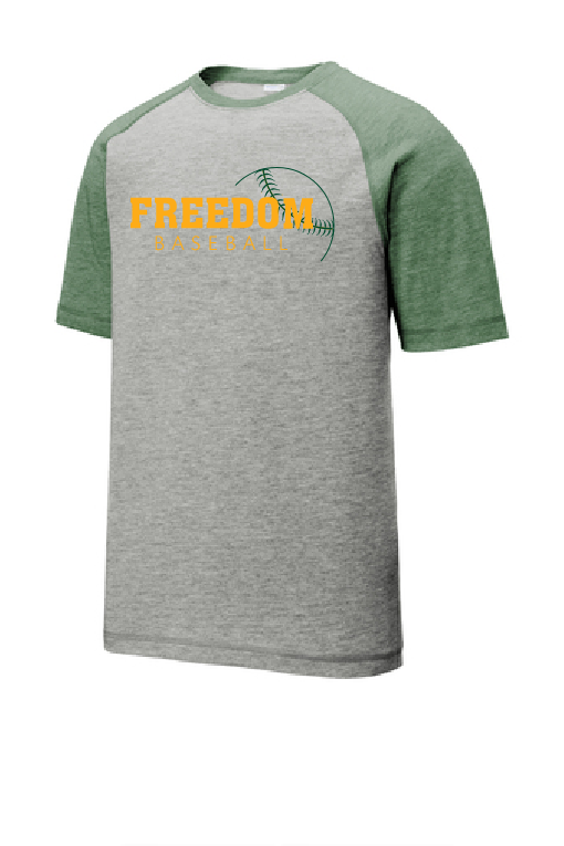 Freedom Baseball Sport Tek Moisture Wicking Tee ~ Mens