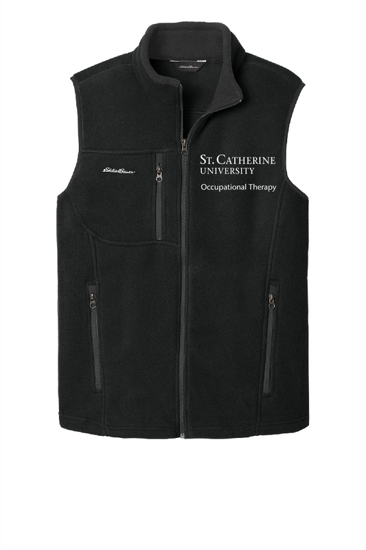 Black Eddie Bauer Fleece Vest ~ Men's