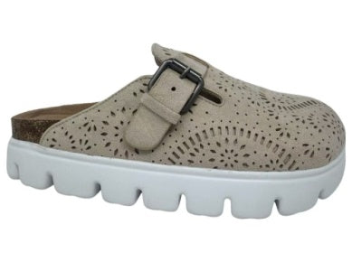 Very G Lulu Cream Clogs