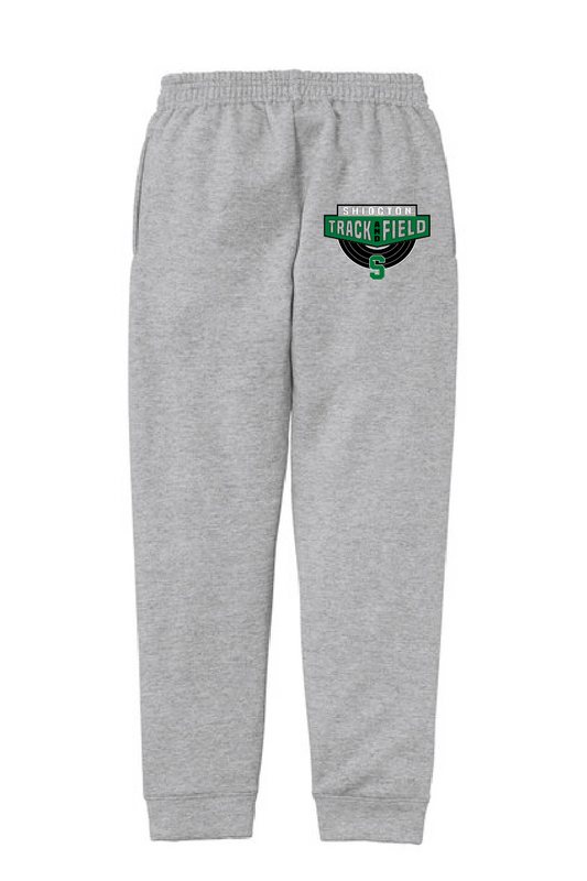 Shiocton Track and Field Port & Company Core Fleece Grey Jogger~ Youth/Adult