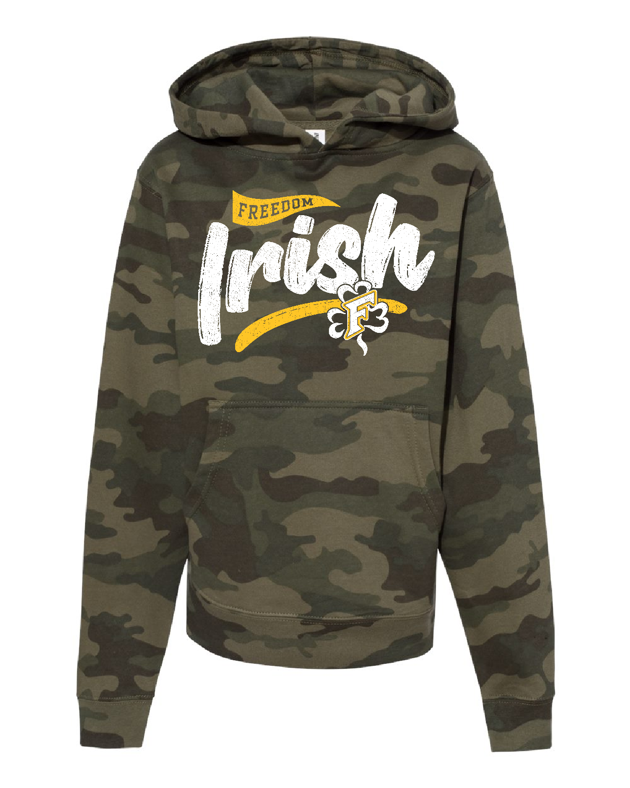 Freedom Irish Camo Independent Trading Hoodie ~ Unisex ~ 2 Styles