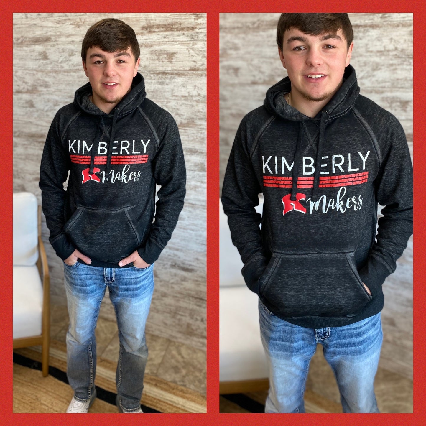 Kimberly Black Vintage Hoodie