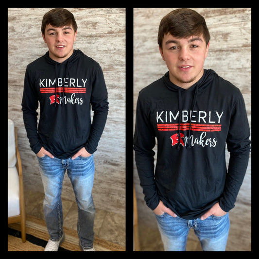 Kimberly Makers Black Tee Shirt Hoodie