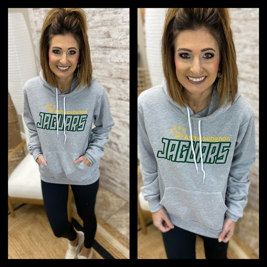 Ashwaubenon Jaguars Grey Bella Hoodie