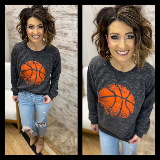 Jerzee Game Day Basketball Crewneck