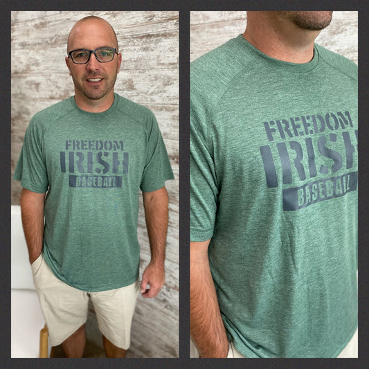 Freedom Irish Baseball Moisture Wicking Tee