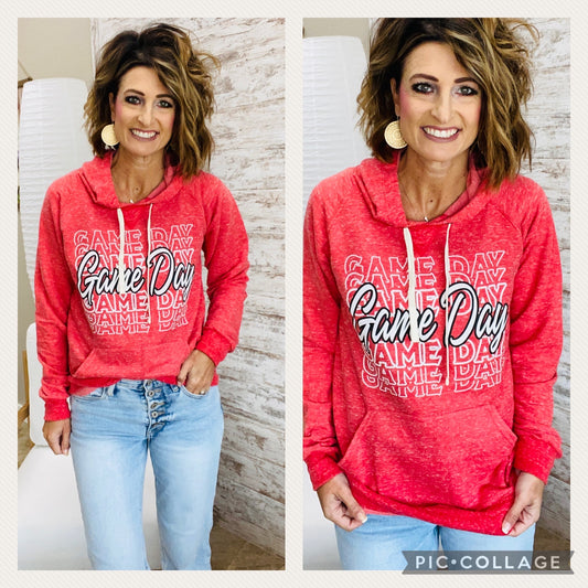 Jerzee Game Day Red Hoodie **Closeout Sale