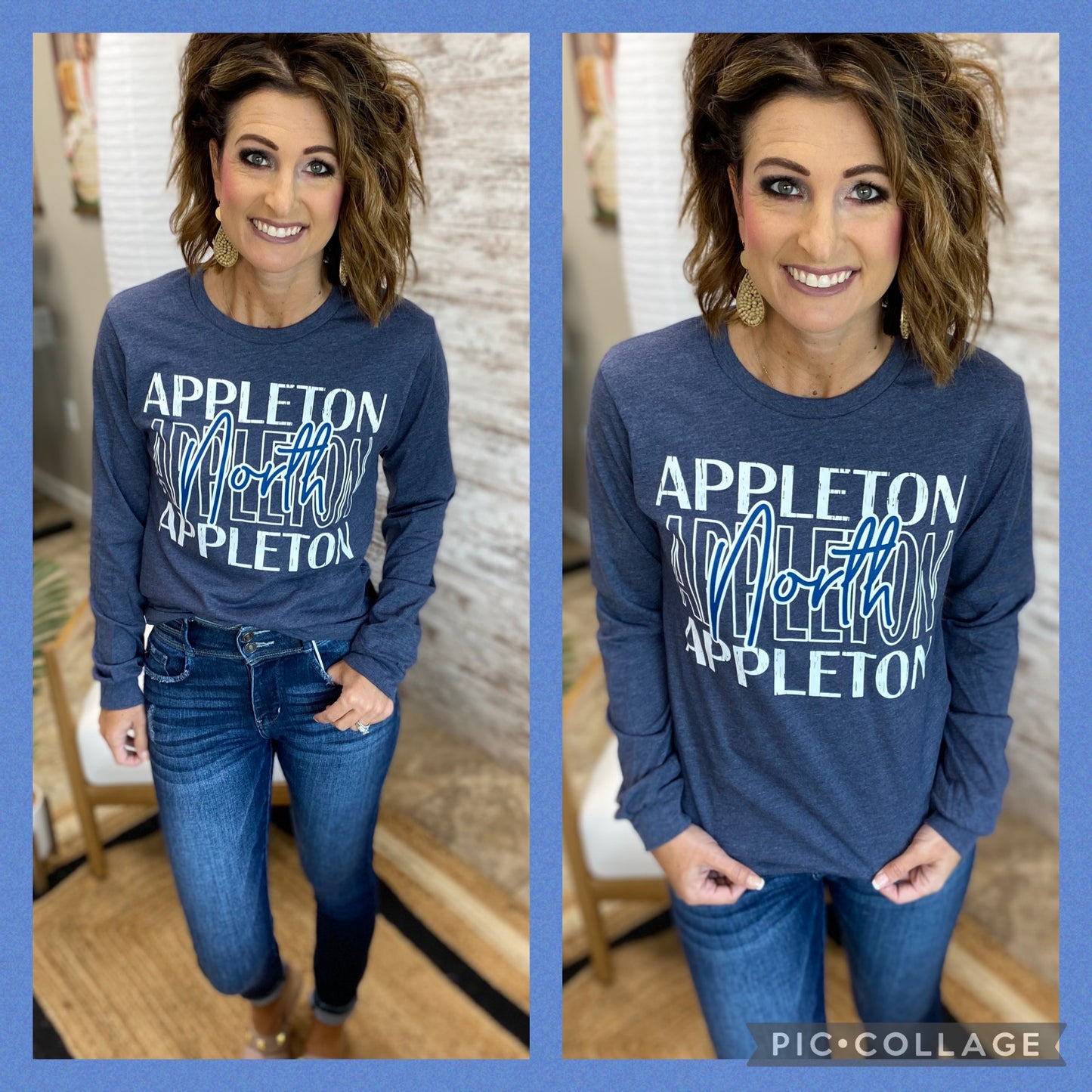 Appleton North Navy Long Sleeve **Made to Order