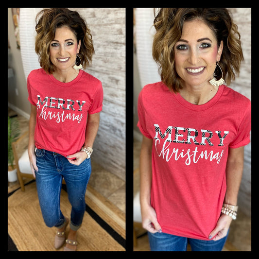 Buffalo Merry Christmas Tee